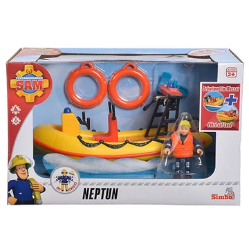 Sam a tűzoltó: Neptune csónak figurával - Simba Toys