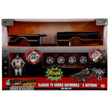 Batman: Animated Classic TV Batmobile összeszerelhető fém autó 1/24 - Simba Toys