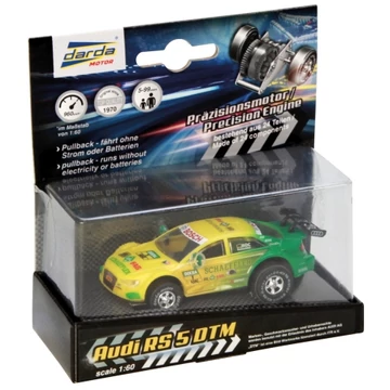 Darda: Audi RS5 DTM Rockenfeller pályaautó hátrahúzható motorral 1/60