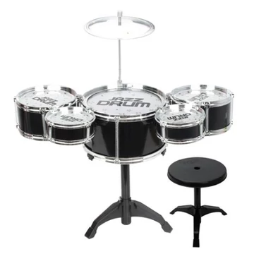 Jazz Drum állványos 6 részes játék dobfelszerelés dobszékkel