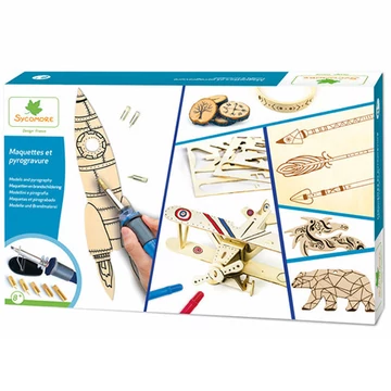 Sycomore pirográf technika - fiús készlet