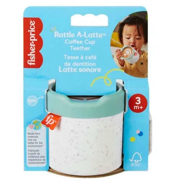Fisher-Price: Latte rágóka és csörgő - Mattel