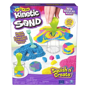 Kinetic Sand: Nyomogatós kreatívkodás 382g - Spin Master