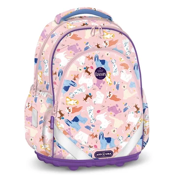 Ars Una: Doggy Friends anatómiai M iskolatáska, hátizsák 33x42x21 cm