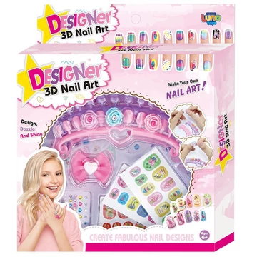 Designer Nail Art - köröm díszítő szett kiegészítőkkel