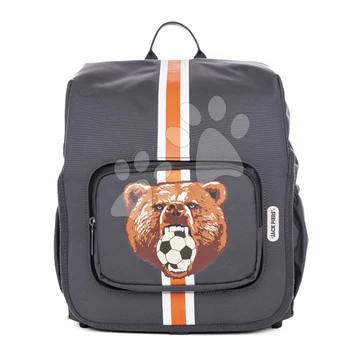 Iskolai hátizsák Backpack Berlin Soccer Bear Jack Piers ergonomikus luxus kivitel 6 évtől 36*13*29 cm
