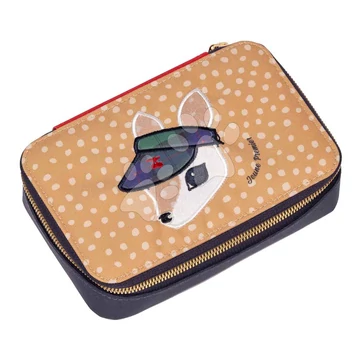 Iskolai tolltartó Pencil Box Filled Dashing Deer Jeune Premier ergonomikus luxus kivitel 20*7 cm