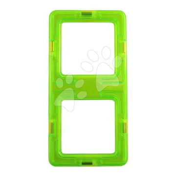 Kiegészítő mágneses építőjátékhoz Téglalap Rectangle Set Magformers 12 részes