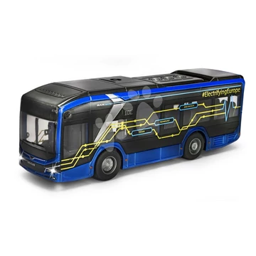 Autóbusz MAN Lion´s Citiy 10 E Bus Majorette hanggal fénnyel gumikerekekkel és nyitható ajtóval 22,5 cm hosszú