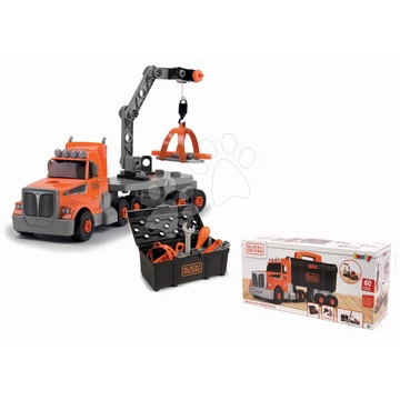Kamion szerszámos kofferrel Black&Decker Truck Smoby és 60 kiegészétővel és szerszámmal