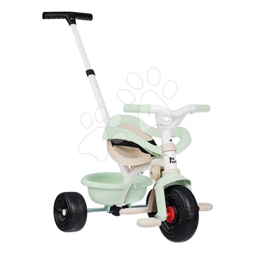 Tricikli szabadonfutó Be Fun Comfort Tricycle Smoby állítható tolókarral és védőkerettel 10 hó-tól SM740420