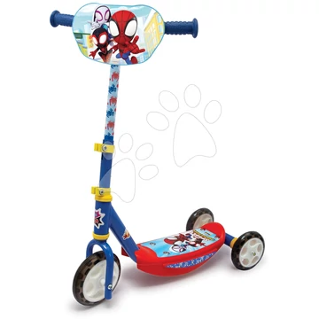 Háromkerekű roller Spidey Spiderman Disney Smoby magasságilag állítható csúszásmentes kormány