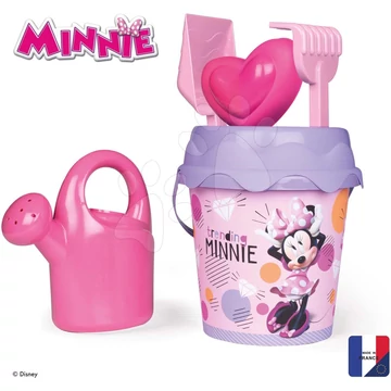 Vödör szett Minnie Garnished Bucket Smoby locsolókannával 17 cm magas 18 hó