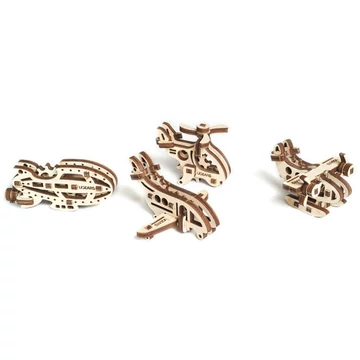 UGEARS mini stresszlevezető modellek - Repülők (4db)