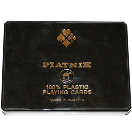 100% plasztik römi 2*55 lap - Piatnik