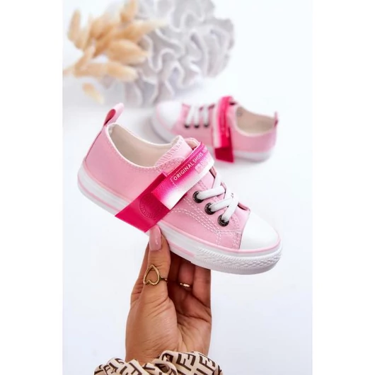 Rózsaszín alacsony Big Star tornacipő