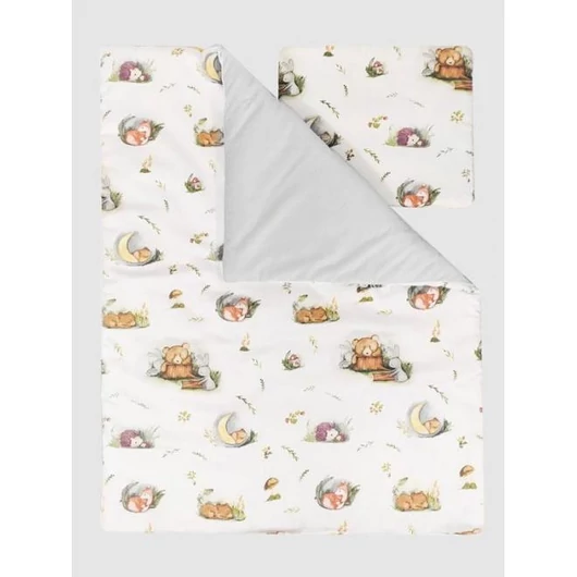 Bársony ágygarnitúra, Erdei pillanatok  motívummal