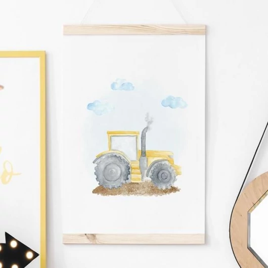 Gyerekszoba poszter, traktor motívummal