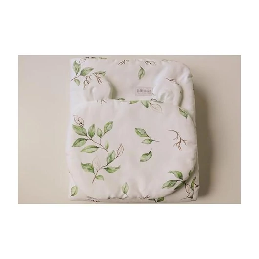 Bambusz párna, fülekkel, Zöld levelek kollekcióból