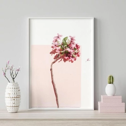 Gyönyörű, virág motívumú plakát