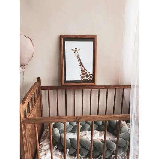 Gyerekszoba poszter, zsiráf motívummal