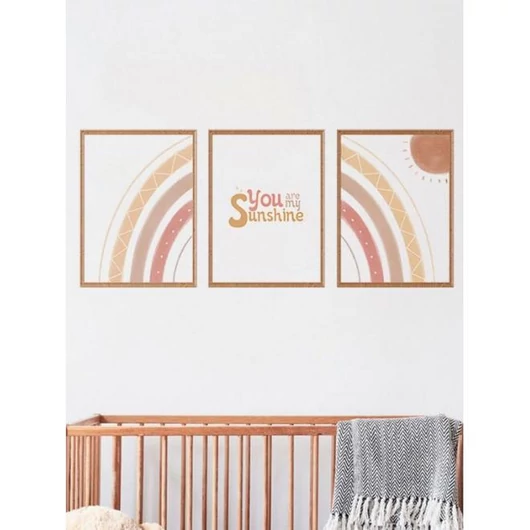 Gyerekszoba poszter készlet, Sunshine motívummal