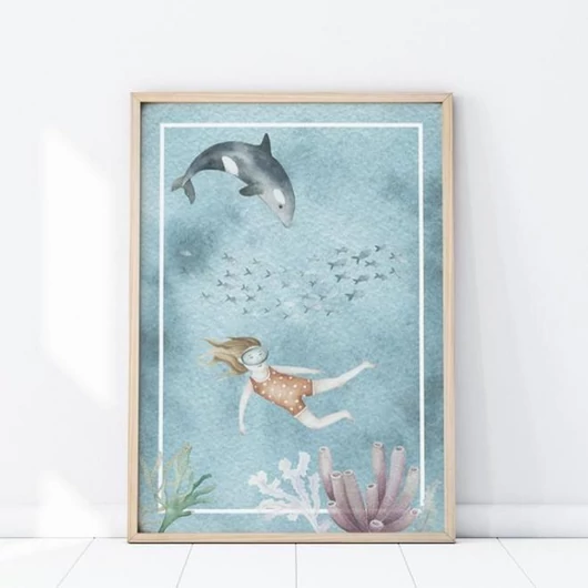 Óceán témájú, fali poszter