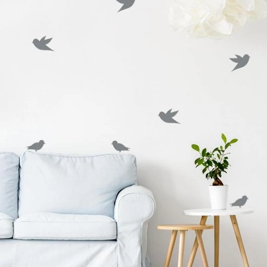 Madár motívumú, matrica készlet - 17 db