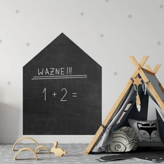 Ház alakú, fali táblamatrica