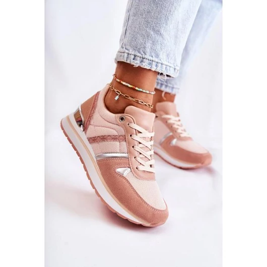 Sportos, rózsaszín színű tornacipő, hölgyeknek