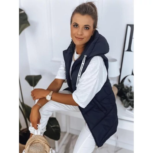 Steppelt női mellény sötétkék színben