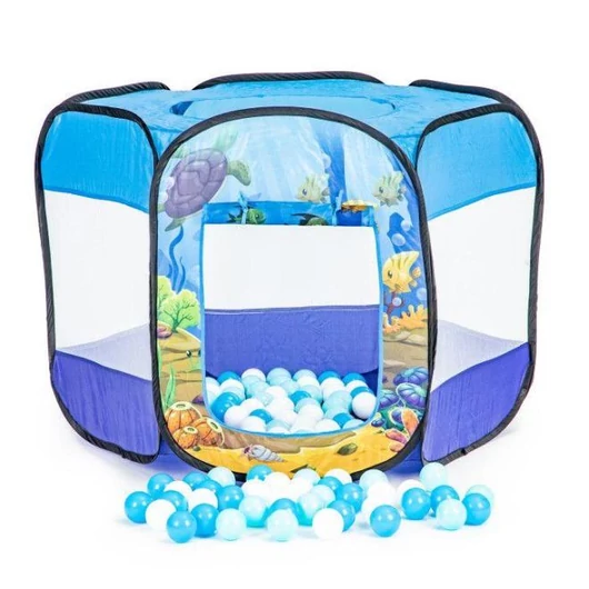 Száraz medence, 100 labdával