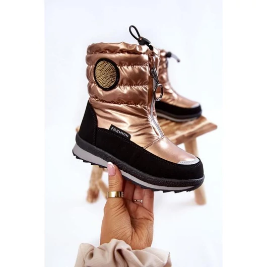 Magas arany hócsizma, lányoknak