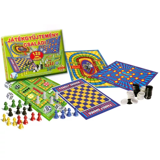 Családi játékgyűjtemény 125 féle - D-Toys