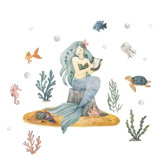 Matrica készlet - korallpart