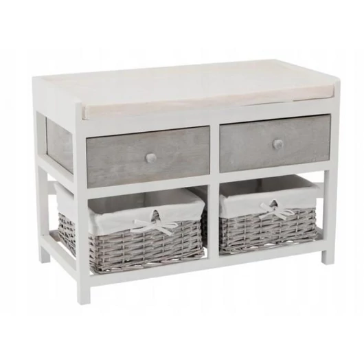 Szürke komód, paddal