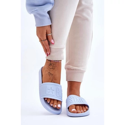 Big Star - világoskék, női papucs