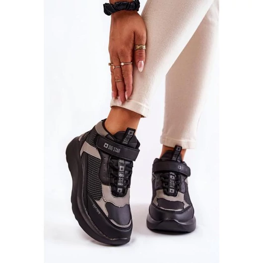 Fekete, Big Star, tornacipő - hölgyeknek