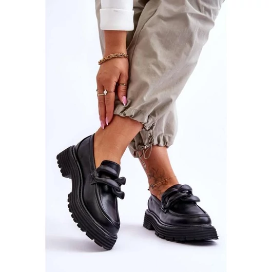 Női, fekete színű, Big Star mokaszinok