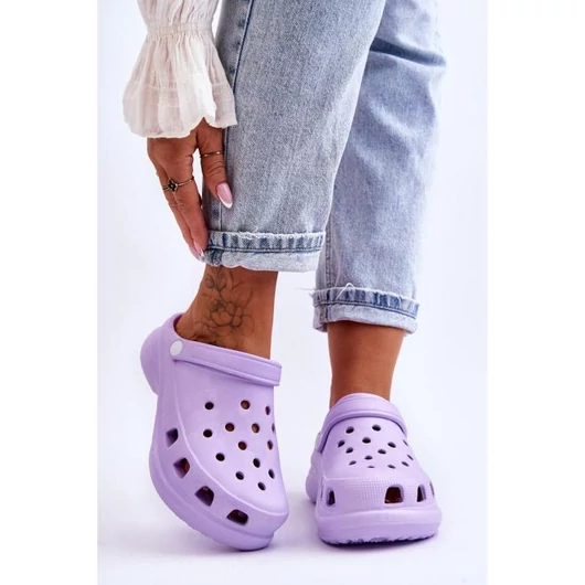 Lila színű, női crocs