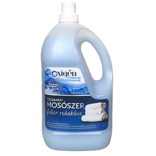 OXIGÉN Földbarát mosószer - fehér ruhákhoz, 3 l-es