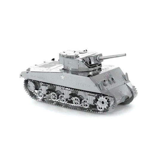 Metal Earth Sherman Tank - lézervágott acél makettező szett