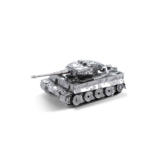 Metal Earth Tiger 1 Tank - lézervágott acél makettező szett