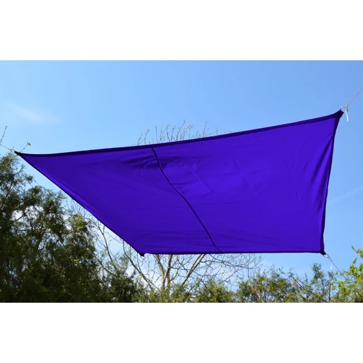 Kék trapéz napvitorla