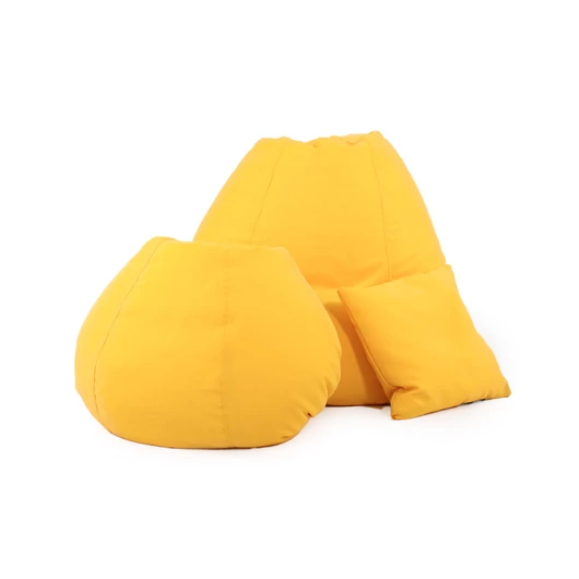 Sárga ALL IN Tini babzsákfotel garnitúra