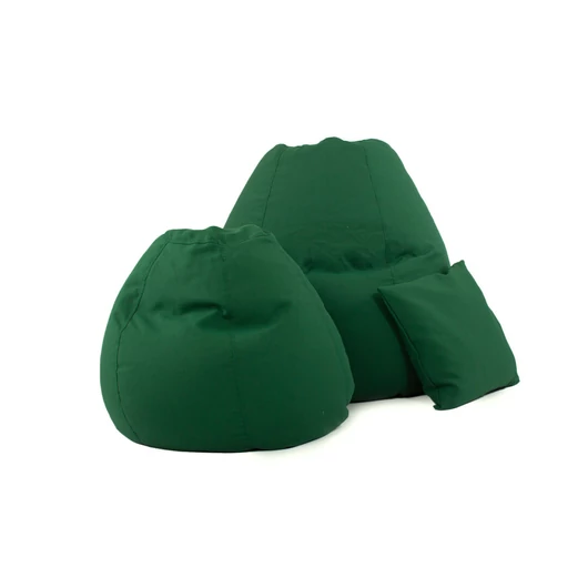 Zöld ALL IN Tini babzsákfotel garnitúra