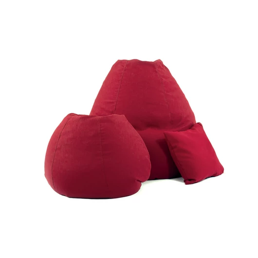 Bordó ALL IN Tini babzsákfotel garnitúra