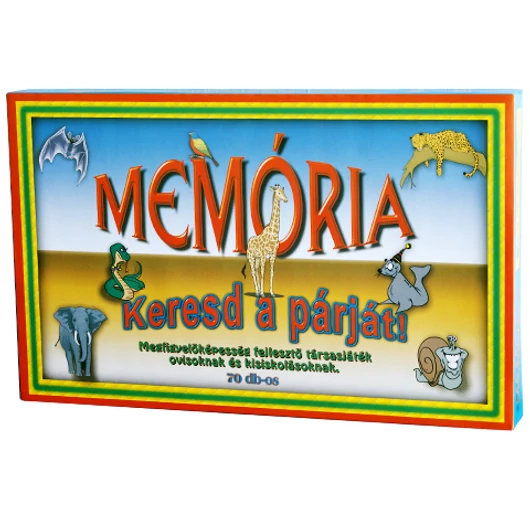 Keresd a párját állatos memória játék