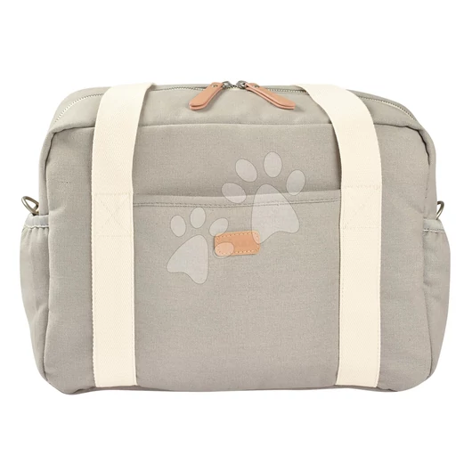 Pelenkázó táska babakocsira Paris Beaba Pearl Grey kiegészítőkkel szürke
