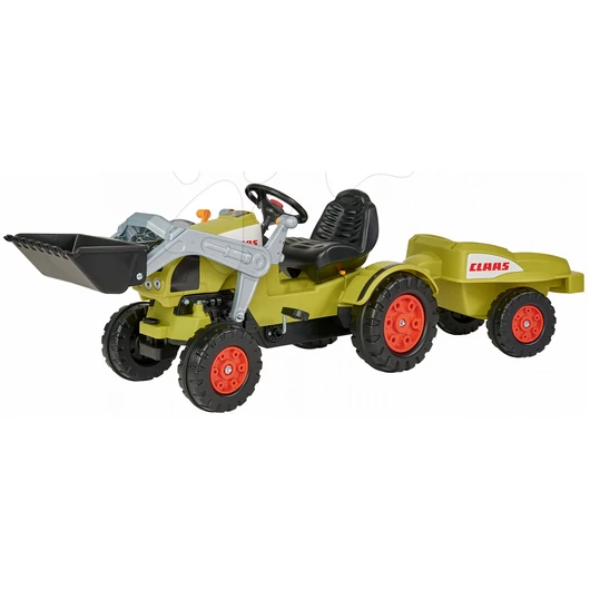 BIG pedálos traktor Claas Celtis 56553 pótkocsival zöld